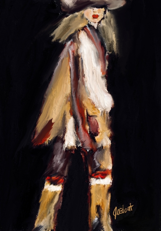 Don't Screw With Me, Cowboy! by artist James Stout